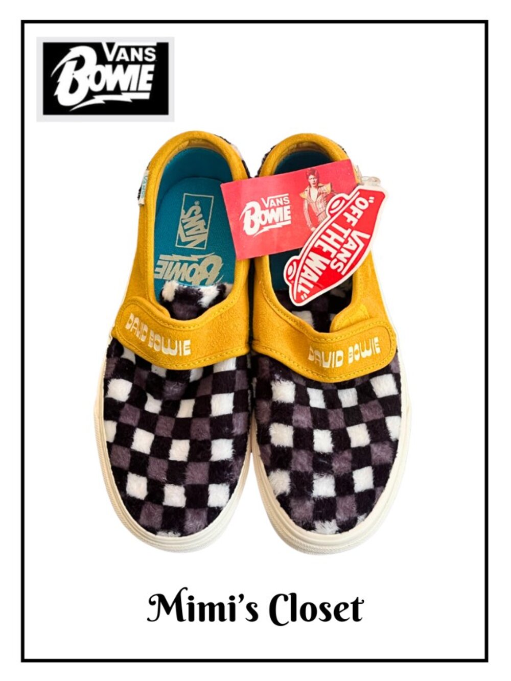 VANS - DAVID BOWIE "HUNKY DORY" x VANS Size 5 Men/6.5 Women